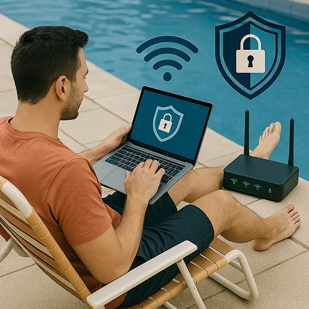  poolside or unwinding in a bubbling Jacuzzi, staying linked to your digital world has never been easier.
